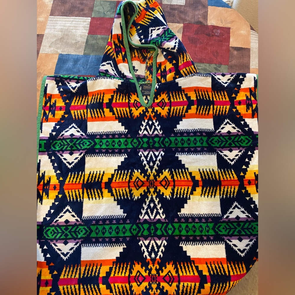 Pendleton, kids towel with hood